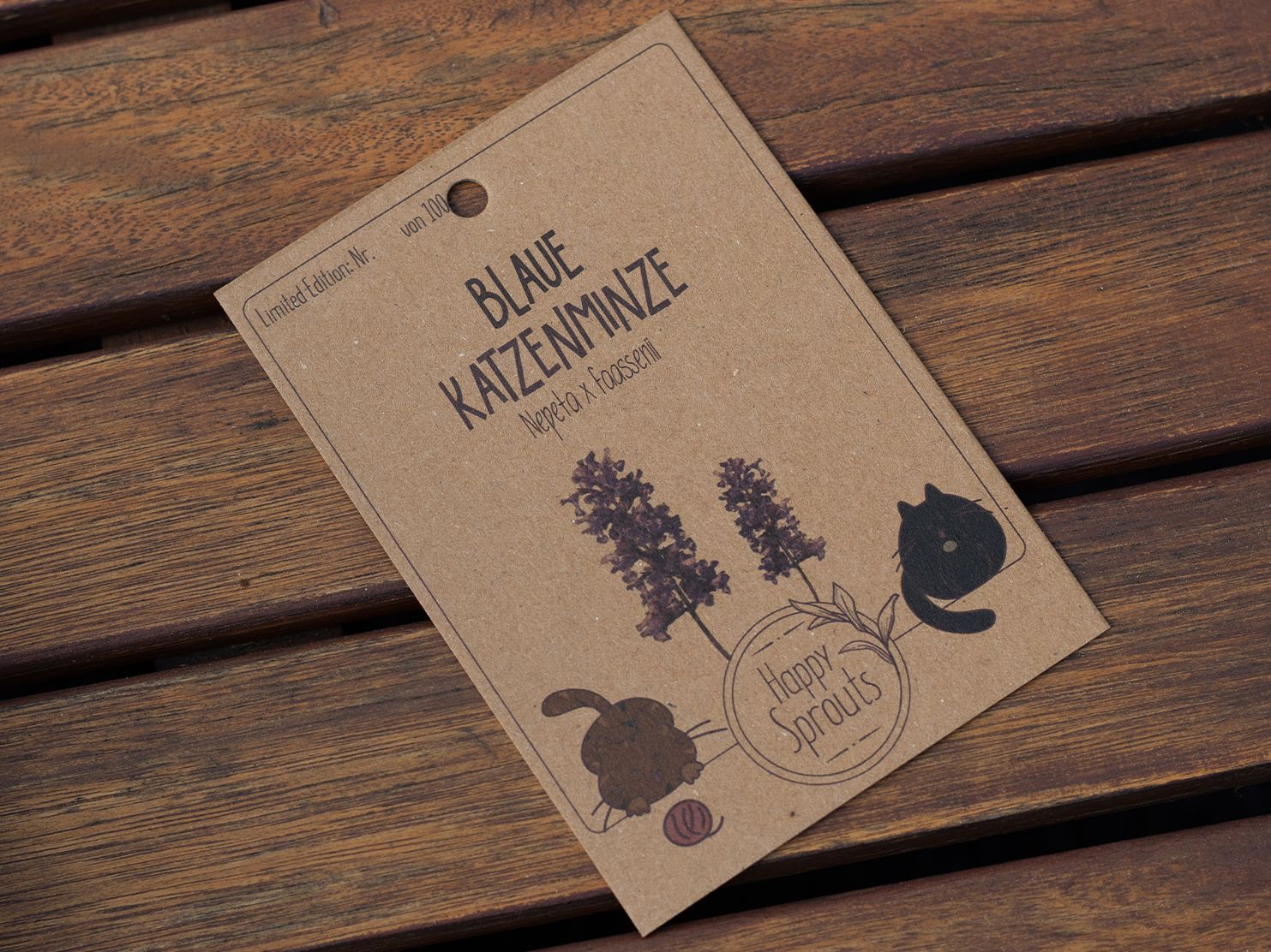 Blaue Katzenminze Fanpaket (Limited Edition) - Azubi-Projekt der Happy Sprouts