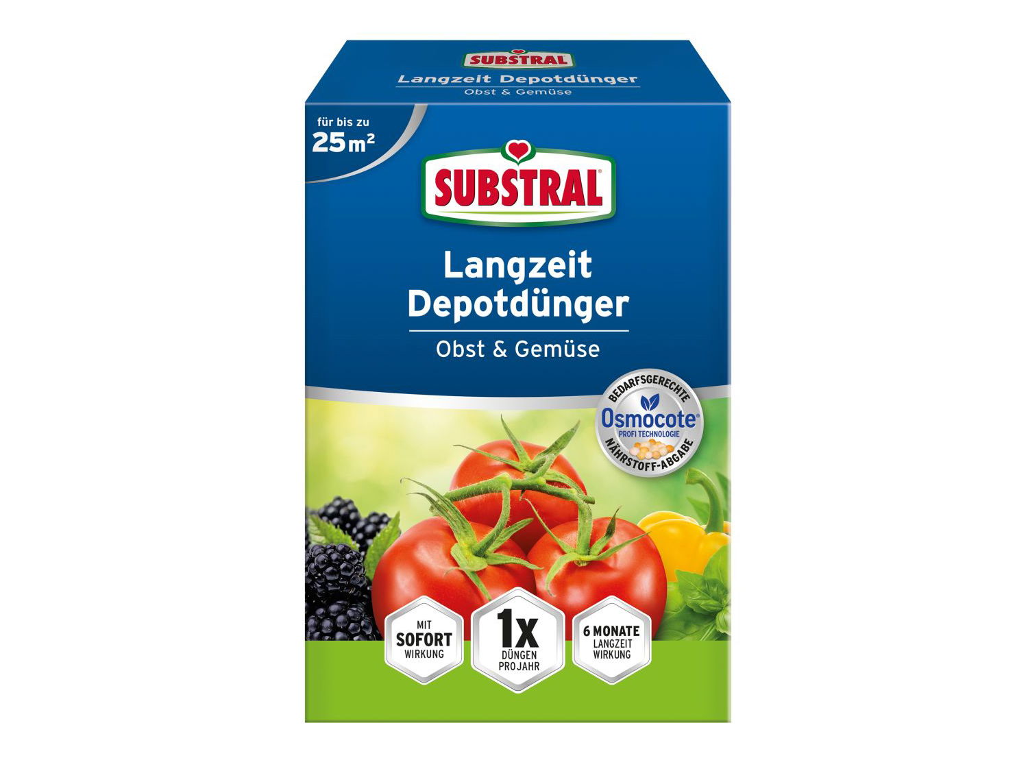 Langzeit Depotdünger für Obst und Gemüse