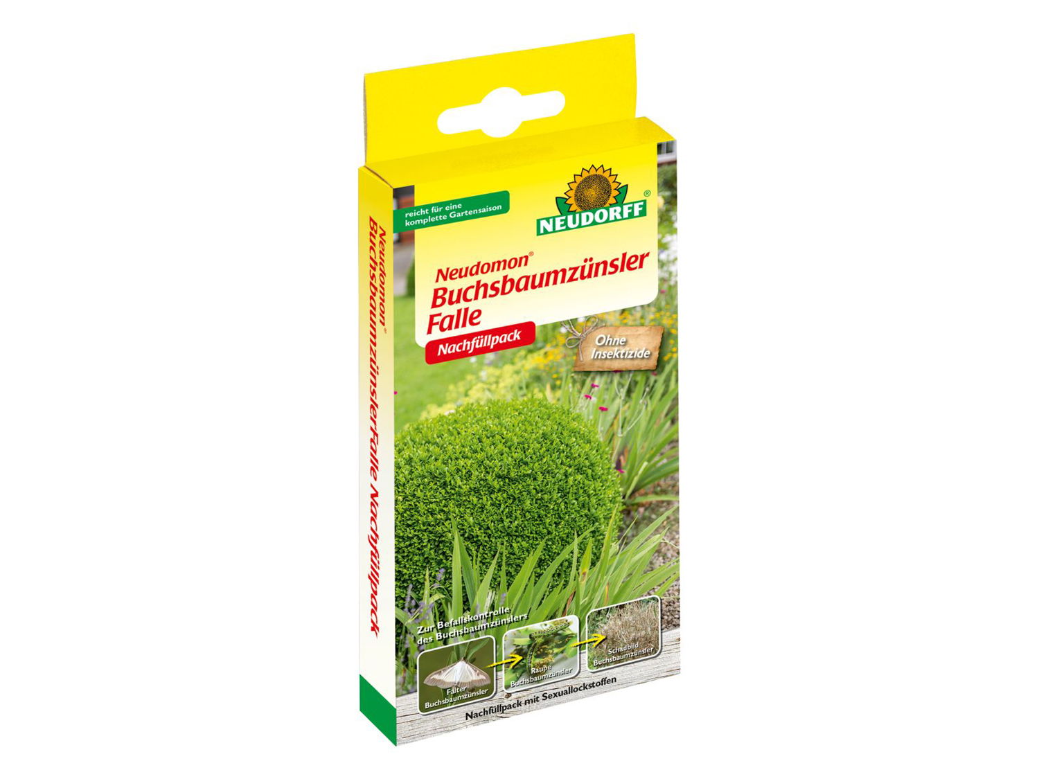Neudomon ® Buchsbaumzünslerfalle Nachfüllpack (Pheromonfalle)